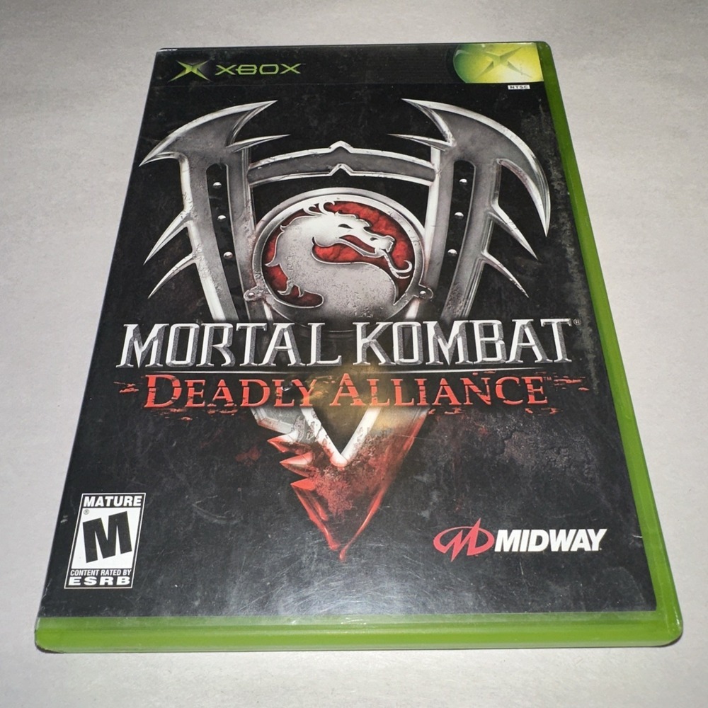 Mortal Kombat: Deadly Alliance (Microsoft Xbox, 2003) Complete CIB W/ Manual